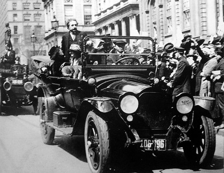Einstein in New York, 1921, his first visit to the United States