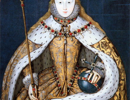 Elizabeth I in her coronation robes