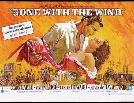 1939 US poster for Gone with the Wind