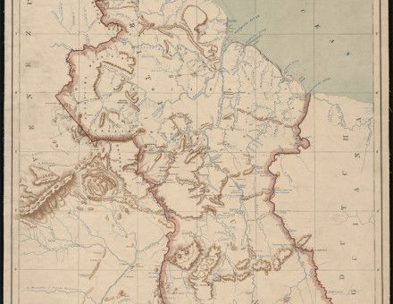 Map of British Guiana, 1908