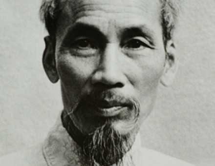 Portrait of Ho Chi Minh circa 1946.