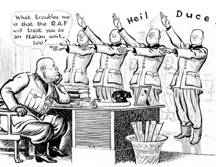 Cartoon by Leslie Illingworth in the Daily Mail, January 1941.