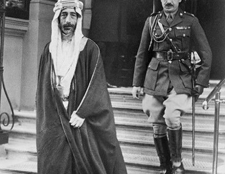 Betrayed by the British: King Feisal of Iraq on a visit to to London, November 1927.