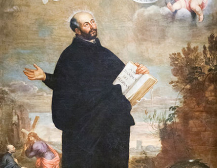 God’s general: St Ignatius of Loyola, by Daniel Seghers and Jan Wildens, 17th century. 