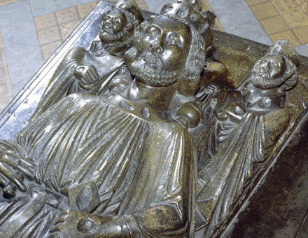 Bad reputation: King John’s tomb, Worcester Cathedral.