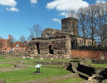 St Nicholas's Church and the Jewry Wall
