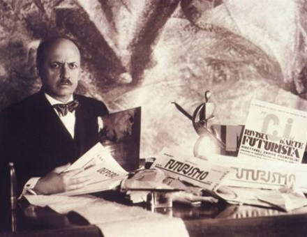  Filippo Tommaso Marinetti, Italian modernist author of the Futurist Manifesto (1908) and later the co-author of the Fascist Manifesto (1919)