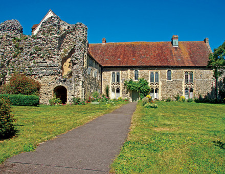 Female foundation: Minster Abbey in Thanet, Kent. (Brian Gibbs/Alamy)