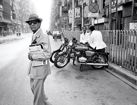 Moral quandary: Naguib Mahfouz in Cairo, 1989.