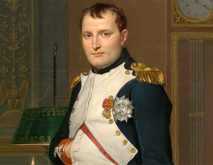 Detail from 'The Emperor Napoleon in His Study at the Tuileries', by Jacques-Louis David, 1812