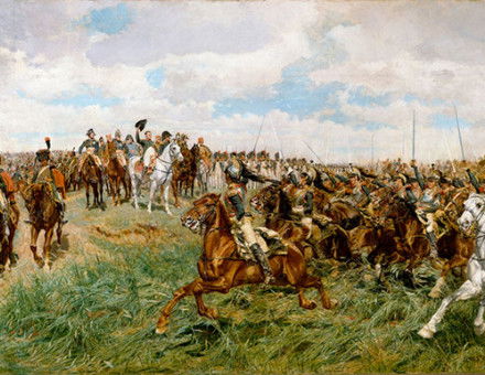 Charge of the French Cuirassiers at Friedland (1807) - by Ernest Meissonier