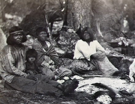 Paradise lost: Native Americans in the Yosemite Valley, California, c.1870.