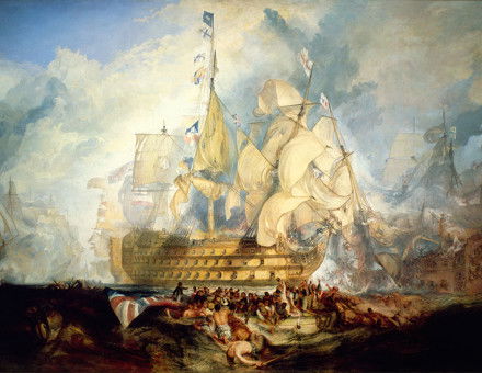 The Battle of Trafalgar, 21 October 1805, J.M.W. Turner, 1823-4