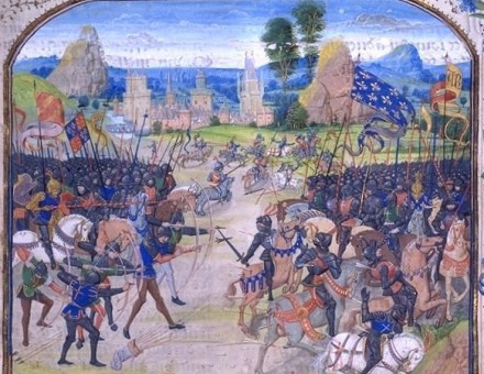 Battle of Poitiers (miniature of Froissart)