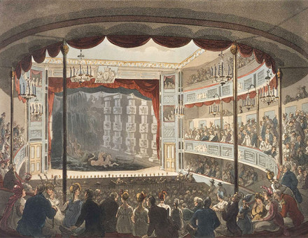 Sadler’s Wells Theatre, London in 1808.
