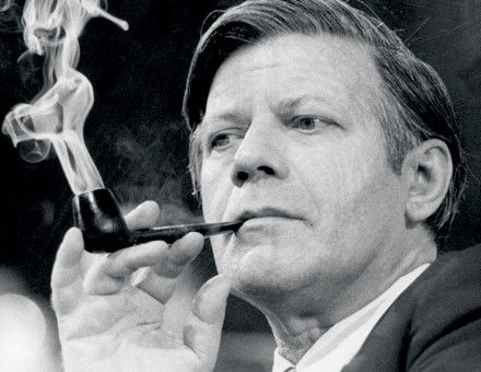 Schmidt, the new Chancellor of West Germany, 1974.