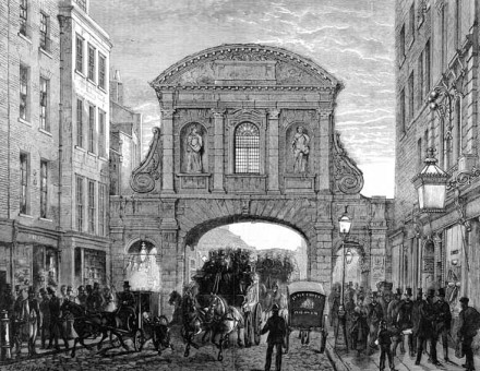 Temple Bar in 1870.