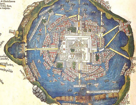 Map of Tenochtitlán