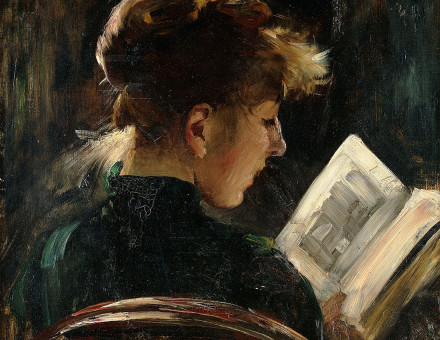 Impartial reviewer: Woman Reading, by Lovis Corinth, 1888.