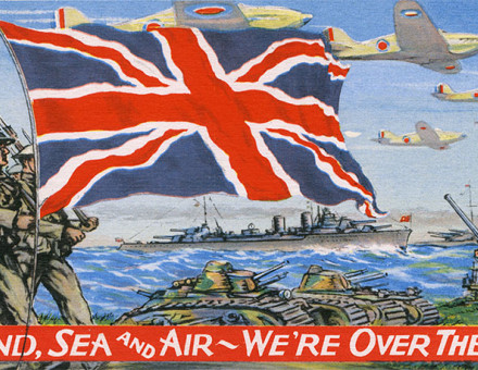 Patriotic postcard from Canada, c.1943. (Mary Evans / Grenville Collins Postcard Collection)