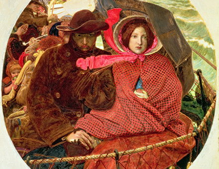 Troubled waters: The last of England, by Ford Madox Brown, 1860. Ⓒ Fitzwilliam Museum, Cambridge/Bridgeman Images