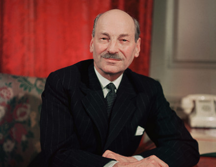 Citizen Clem: Attlee during his time as prime minister, 1945-51. © Hulton/Getty Images.