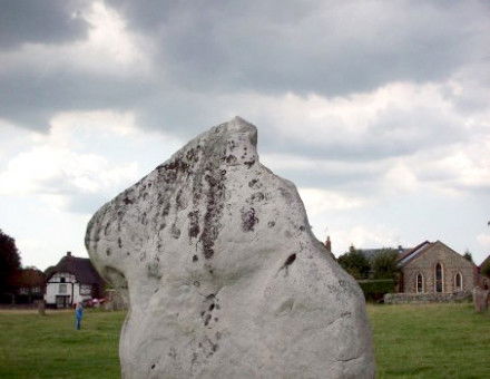 Standing stone at Avebury. Photo by Eleanor Warren. 