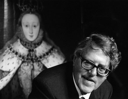 Art of history: Asa Briggs at the National Portrait Gallery in 1999.