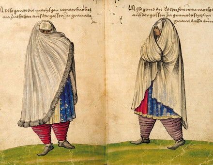 A new life: a moorish woman in Granada, from Christoph Weiditz’s Trachtenbuch, 1530s.