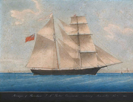 Mary Celeste in 1861, when she was known as Amazon