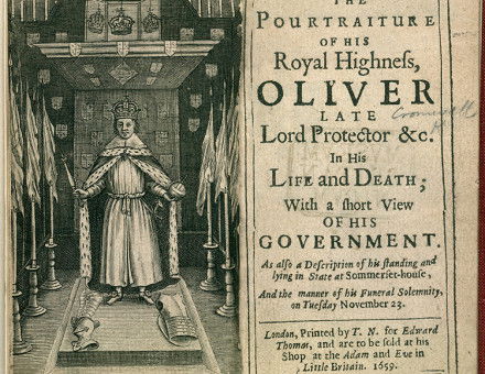 The Pourtraiture of His Royal Highness, Oliver, 1659.