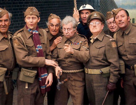 The cast of Dad's Army