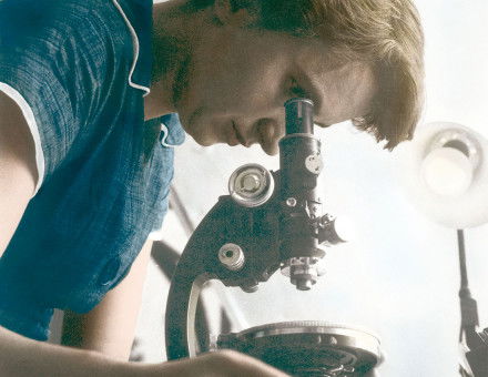 A life examined: Rosalind Franklin, c.1950.