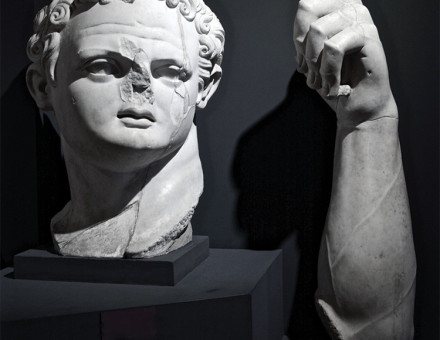 Fragments of a colossal statue of Domitian from Ephesus, first century AD, Photograph by Sophie Hay