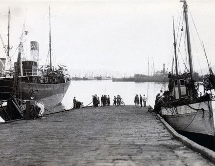 Reykjavik dockyard, early 20th century
