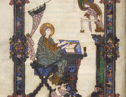 The word of God: St Matthew depicted in the Grimbald Gospels, Canterbury, c.1010