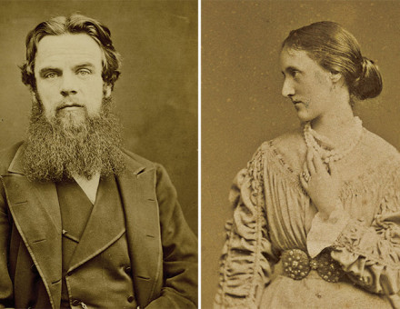 William Holman Hunt, and Edith Holman Hunt, late 19th century.