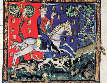'Bard' King John on a stag hunt