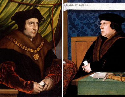 Foes forever: More (left) and Cromwell