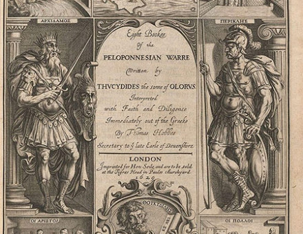 Thomas Hobbes' book on the Peloponnesian War