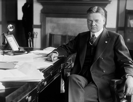Herbert Hoover as head of the Food Administration, 1918