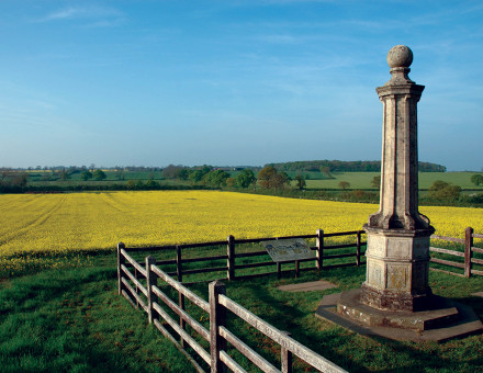 Monument commemorating the Battle of Naseby.