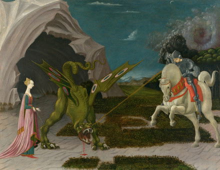 Saint George and the Dragon, by Paolo Uccello, c.1470.