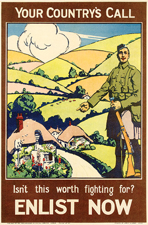 A British recruiting poster, 1916.