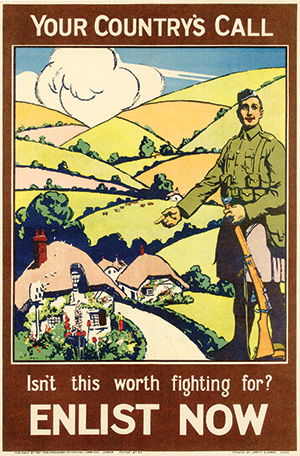 A British recruiting poster, 1916.