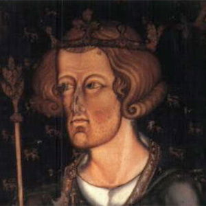 Portrait in Westminster Abbey, thought to be of Edward I