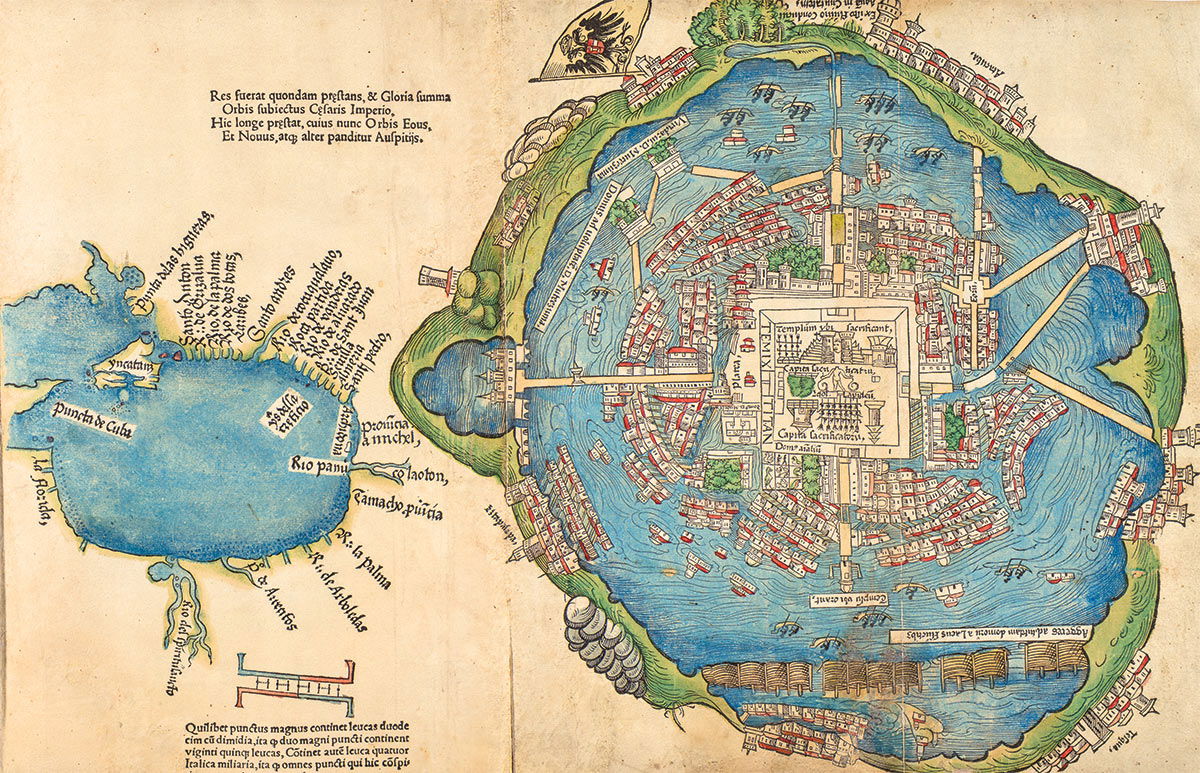 Tenochtitlan Aztec Map