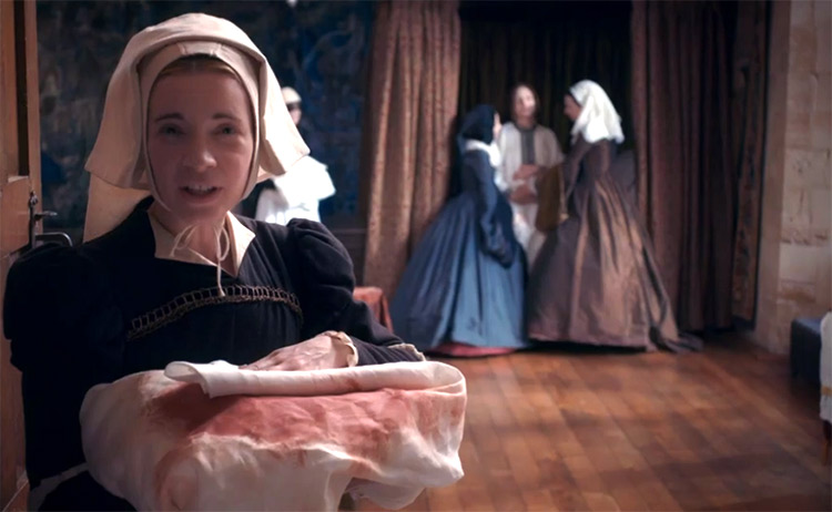 A scene from Six Wives with Lucy Worsley