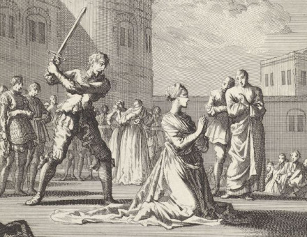 The execution van Anna Boleyn, by Jan Luyken, 1699. Rijksmuseum. Public Domain.